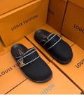 Babouches daim noir – Réf. CH233